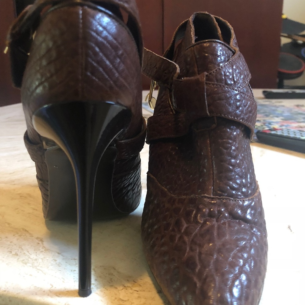 7 for All Mankind Eden leather booties